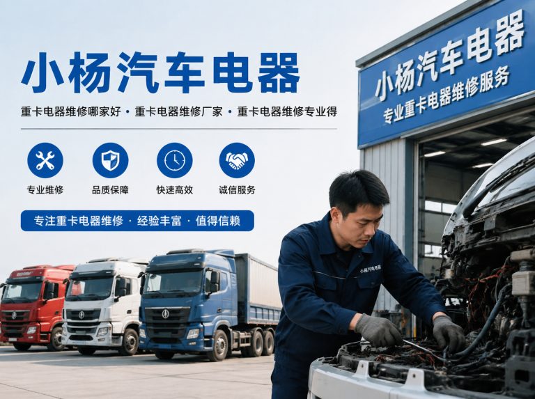 爱辉区为重卡运输提供电器维修方案